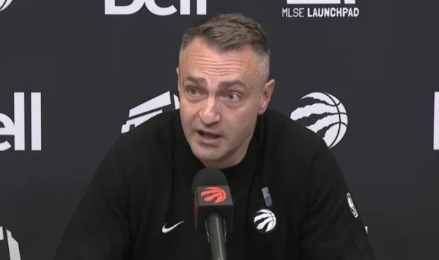 开云体登录-猛龙主帅采访全文：我们还处于进步阶段，很多球员还需成长